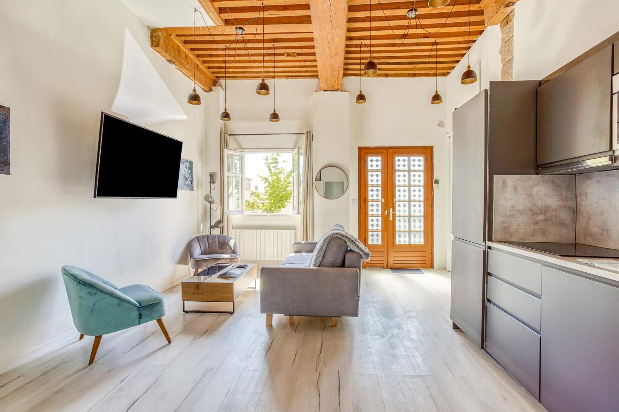 Charming 6-Person Apartment Terreaux & Croix Rousse Area Lyon Luaran gambar