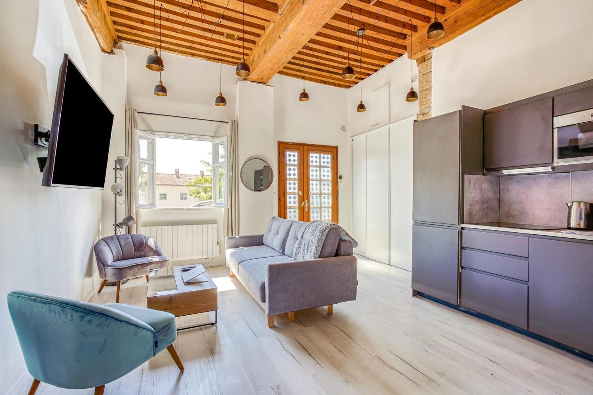 Charming 6-Person Apartment Terreaux & Croix Rousse Area Lyon Luaran gambar